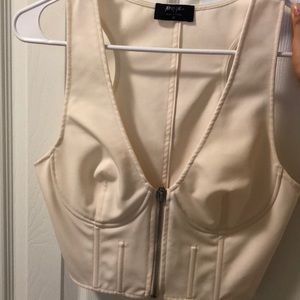 Nasty gal bustier crop top